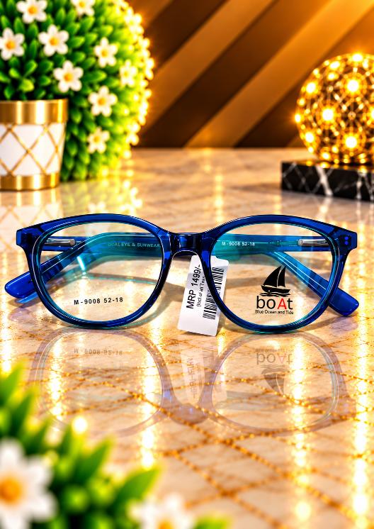 LENSKART STYLE SHEET CATEYE DEEP BLUE COLOR FRAME