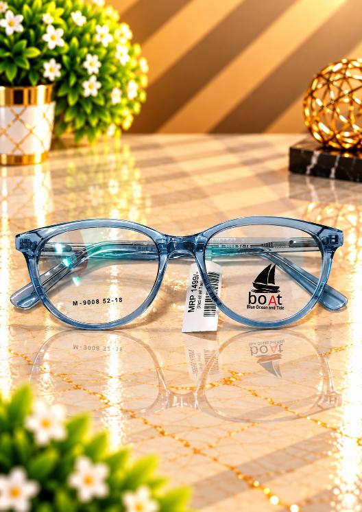LENSKART STYLE CATEYE SHEET LIGHT BLUE COLOR FRAME