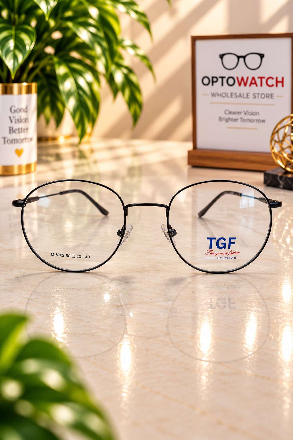 LENSKART STYLE LIGHT WEIGHT BLUE COLOR METAL FRAME ROUND